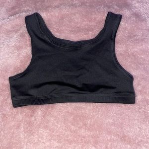 Black Sports Bra